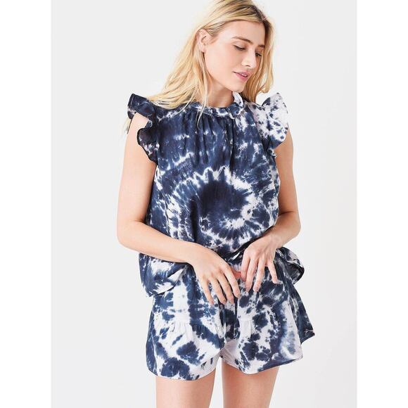 Stark X Women's Spiral Tie Dye Princess Top Sz S - Picture 1 of 9